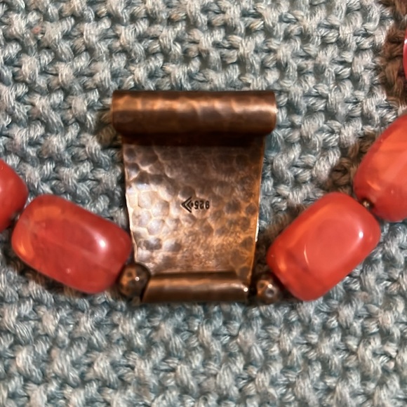 Beautiful stone and copper short necklace - Picture 6 of 6